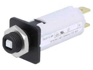 Automatsäkring T9-311 4A 240VAC 48VDC @ electrokit