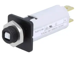 Automatsäkring T9-311 4A 240VAC 48VDC @ electrokit