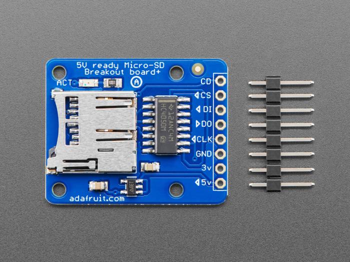 MicroSD-läsare 5V @ electrokit (3 av 5)
