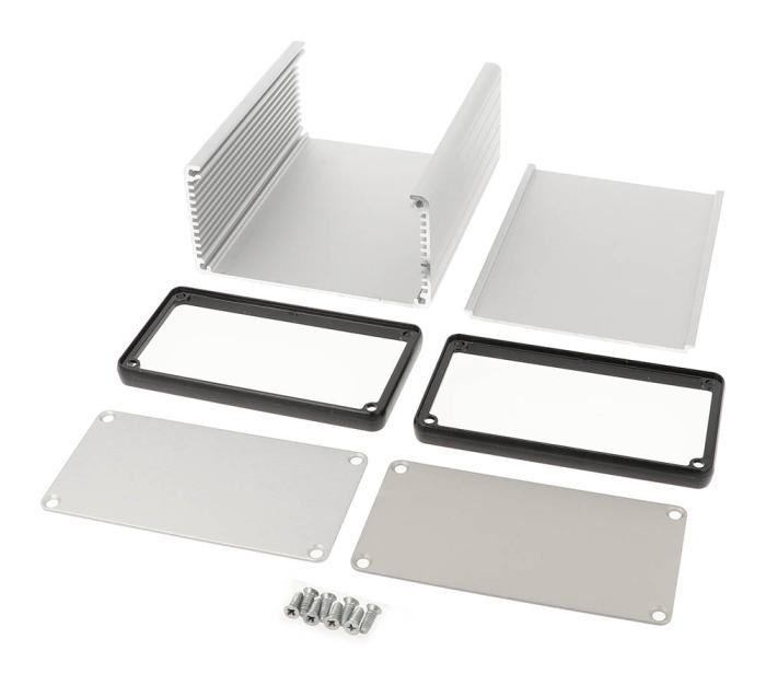 Aluminium enclosure extruded 120x103x53mm @ electrokit (2 of 2)