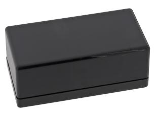 Enclosure 95x45x38mm black @ electrokit