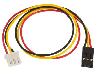 Adapterkabel 3-pol JST-XH till 3-pol dupont 240mm @ electrokit