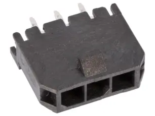 Stiftlist Micro-Fit hane 1x3p 3mm rak @ electrokit