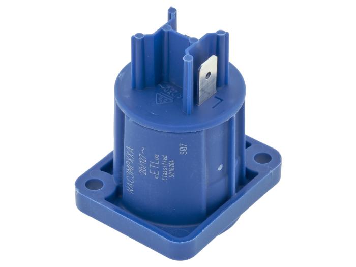 Power twist chassi hane 3-pol 16A 250VAC blå @ electrokit (2 av 3)