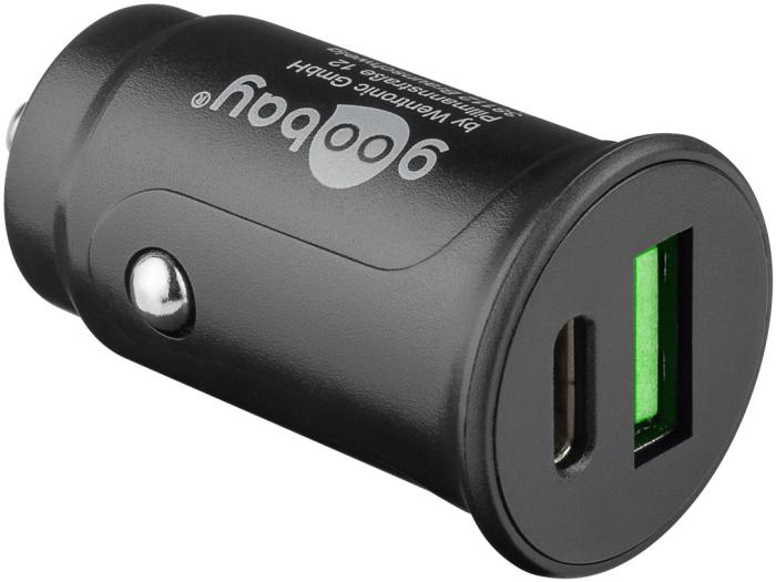 USB-C PD + USB-A car charger 30W @ electrokit (2 of 4)