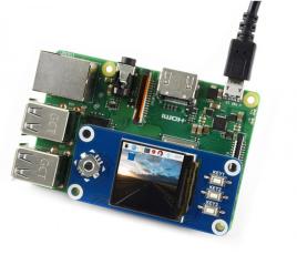 LCD HAT 1.3" 240x240px för Raspberry Pi @ electrokit