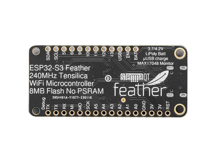 ESP32-S3-MINI Adafruit Feather 8MB @ electrokit (2 of 6)