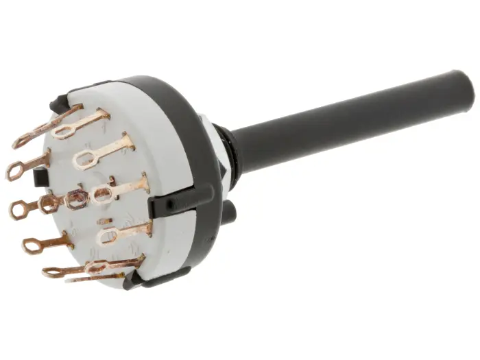 Rotary switch 2-pole 6 positions short-circuit @ electrokit (2 of 3)