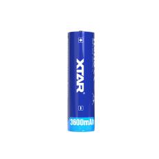 Xtar 18650Battery Li-Ion 18650 3.6V 3600mAh with protection Xtar @ electrokit