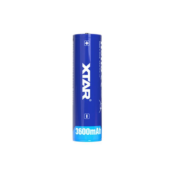 Batteri Li-Ion 18650 3.6V 3600mAh med skyddskrets Xtar @ electrokit (1 av 2)
