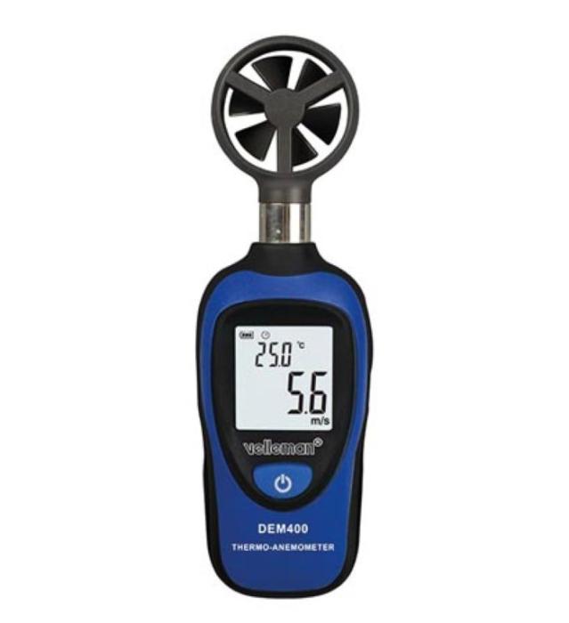 Luftflödesmätare / vinghjulsanemometer 0.3-30 m/s @ electrokit (1 av 2)