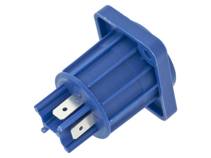 Power twist chassi hane 3-pol 16A 250VAC blå @ electrokit (3 av 3)