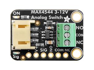 Analogue Switch MAX4544 SPDT mounted on board @ electrokit