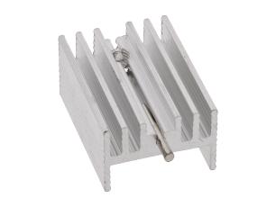 Kylfl&auml;ns TO-220 21x16x11 mm 18K/W aluminium @ electrokit