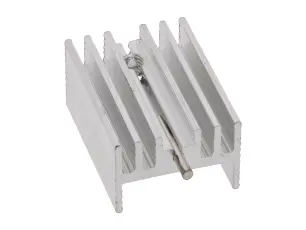 Kylfl&auml;ns TO-220 21x16x11 mm 18K/W aluminium @ electrokit