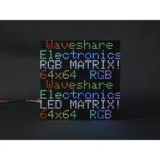 Fullf&auml;rgs-panel 2.5mm RGB-LED matris 64x64px 160x160mm P2.5 @ electrokit