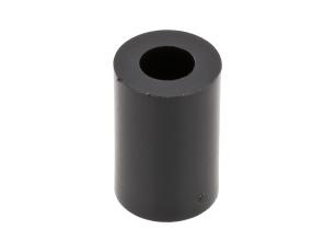 Distans 10/6.2 x 15mm plast svart @ electrokit