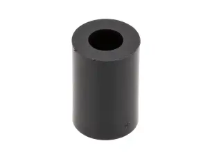 Distans 10/6.2 x 15mm plast svart @ electrokit
