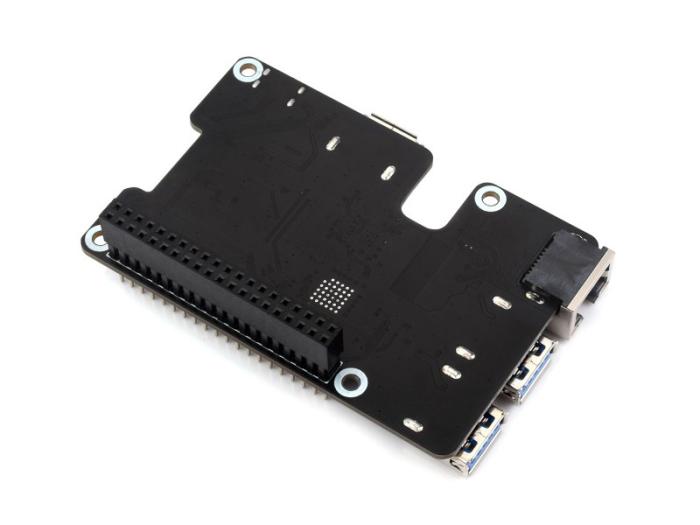 Gbit Ethernet & USB 3.2 HAT for Raspberry Pi 5 @ electrokit (3 of 9)