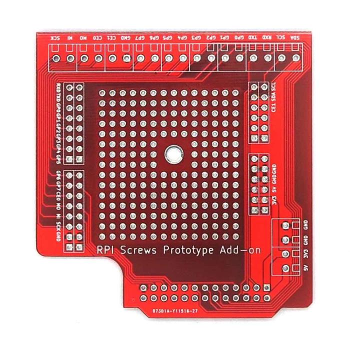 Raspberry Pi prototypkort med skruvterminaler @ electrokit (1 av 3)