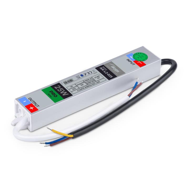 Nätaggregat IP67 12V 2A 25W @ electrokit (2 av 2)