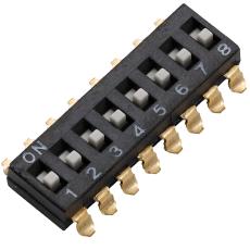 DIP switch SMD 8-pole @ electrokit