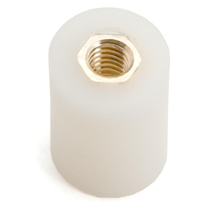 Distanshylsa nylon M3 10mm @ electrokit (2 av 2)