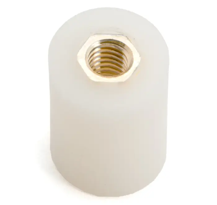 Distanshylsa nylon M3 10mm @ electrokit (2 av 2)