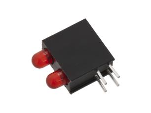 LED-indikator 2x r&ouml;d PCB @ electrokit