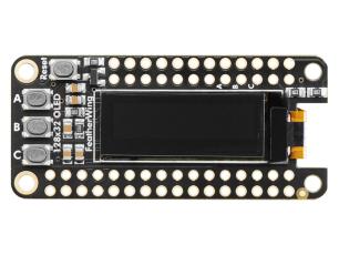 FeatherWing OLED - 128x32px @ electrokit