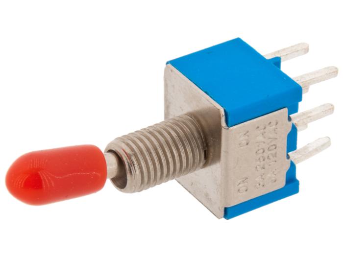 Cap for toggle switch - red @ electrokit (2 of 4)