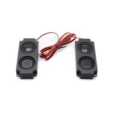 Miniatyrh&ouml;gtalare stereo 8ohm 5W 100x45x31mm @ electrokit