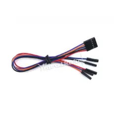 Kopplingskabel 1x5-pol till 5x dupont hona @ electrokit