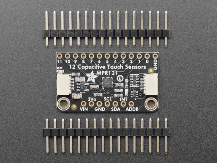 MPR121 Touchkontroller 12-kanaler I2C @ electrokit (3 av 6)