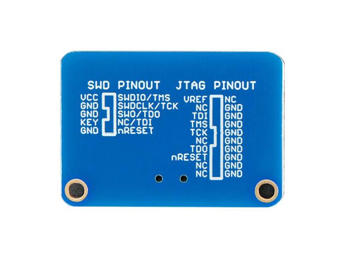 Adapterkort JTAG (2x10 2.54mm) till SWD (2x5 1.27mm) @ electrokit (2 av 4)