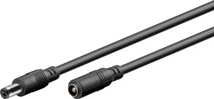 DC förlängningskabel 2.5/5.5mm hane/hona 3m @ electrokit (1 av 2)