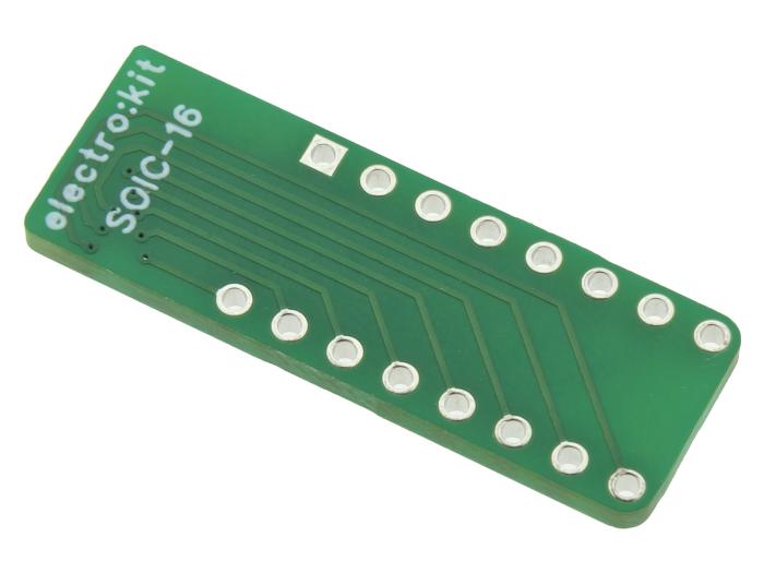 Adapterkort SO16 - DIL16 @ electrokit (2 av 2)