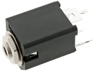 3.5mm hona 3-pol stereo chassi brytare @ electrokit