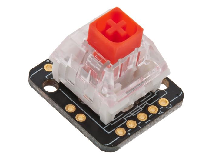 Adapterkort för Kailh tryckknapp med NeoPixel @ electrokit (3 av 4)