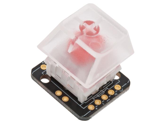 Adapterkort för Kailh tryckknapp med NeoPixel @ electrokit (4 av 4)