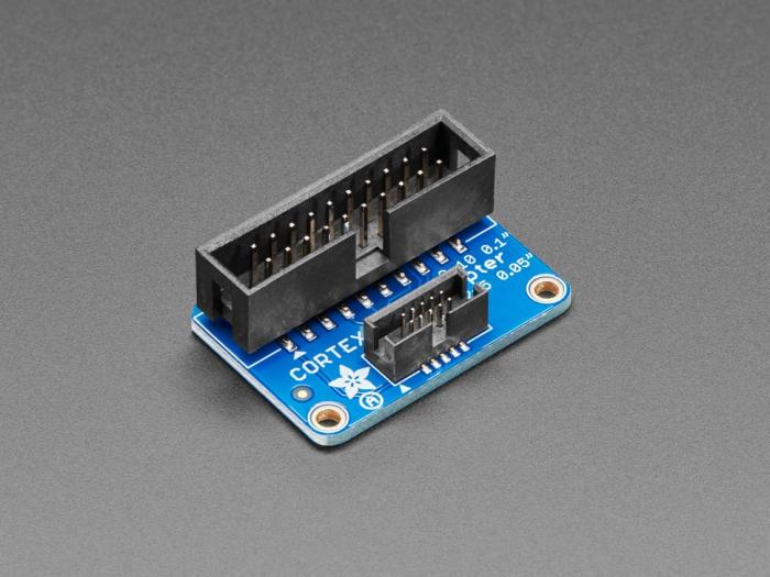 Adapterkort JTAG (2x10 2.54mm) till SWD (2x5 1.27mm) @ electrokit (3 av 4)