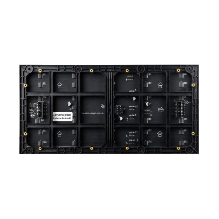 Fullfärgs-panel 4mm RGB-LED matris 80x40px 320x160mm P4 @ electrokit (4 of 8)