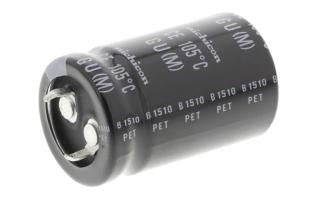 Elektrolytkondensator 470uF 200V 105C &oslash;25x35mm snap-in 3000h @ electrokit