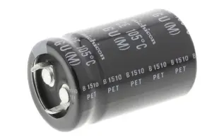 Elektrolytkondensator 470uF 200V 105C &oslash;25x35mm snap-in 3000h @ electrokit