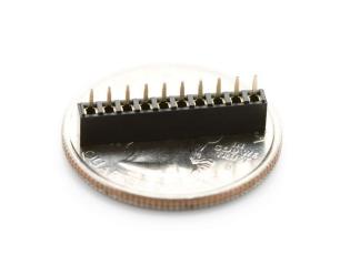 Female header 2.0mm 1x10p @ electrokit