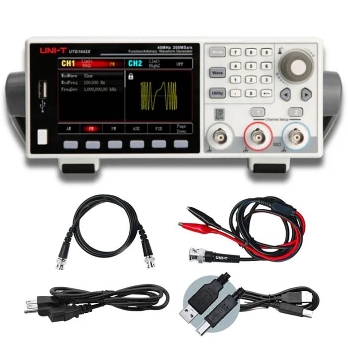 Function generator 20MHz 2-ch UNI-T UTG1022X @ electrokit (4 of 4)