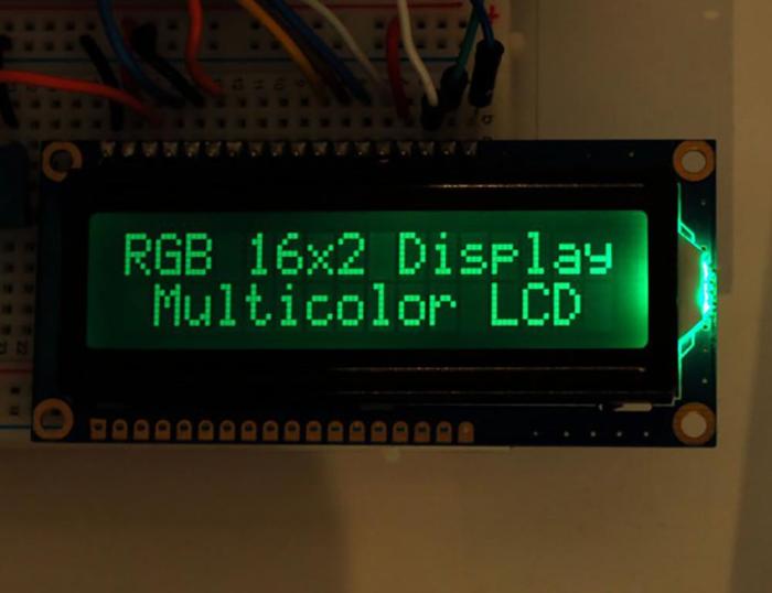 Multi color LCD 2x16 tecken RGB @ electrokit (3 av 6)