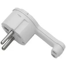 Platt stickpropp 230VAC vit @ electrokit