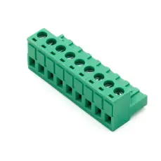 Jackbar skruvplint hona 5.08mm 9-pol 300V 10A @ electrokit