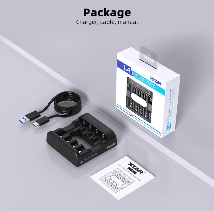 Smart batteriladdare 4x AAA/AA NiMH + 1.5V Li-Ion @ electrokit (7 av 9)